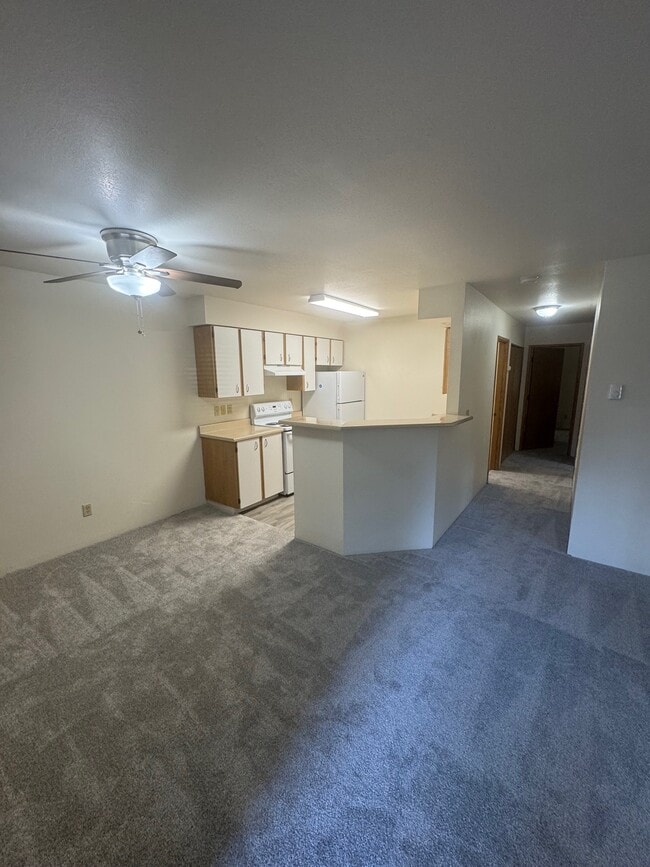 Áreas de estar de planta abierta - Forest Green Apartments