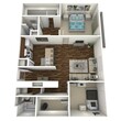 2 Bed 2 Bath B