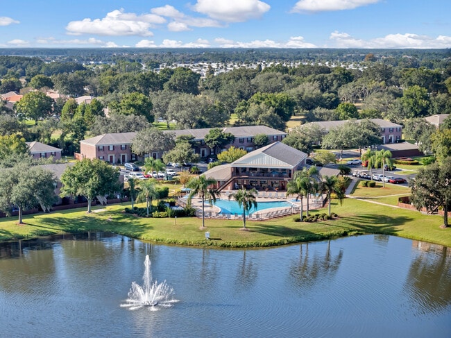 Aerial shot of pool - Carlton Arms of Winter Haven