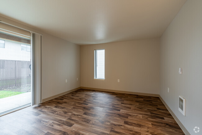 2BR, 1BA - 848SF - Living Room - Columbia Village Apartments