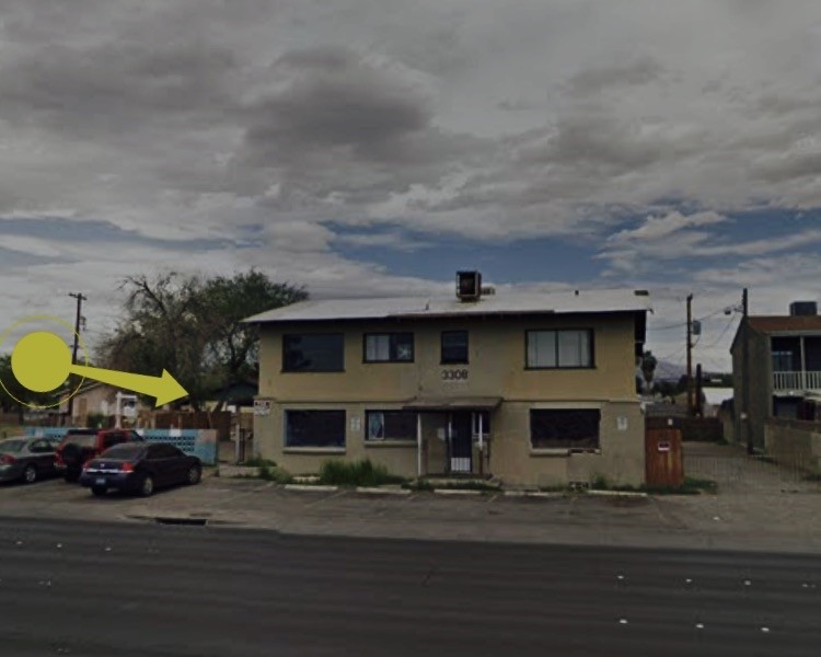 Front View of the Building - 3308 E Lake Mead Blvd