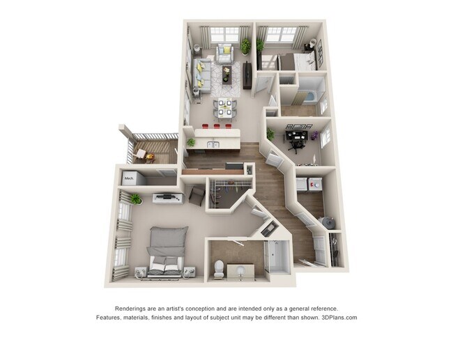 Interior Photo - The Hammocks at MillCreek