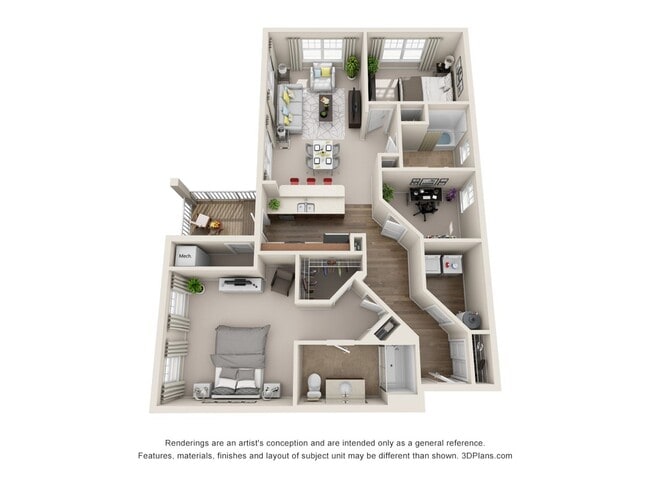 Interior Photo - The Hammocks at MillCreek