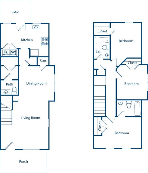 Plano de planta - Barony Place