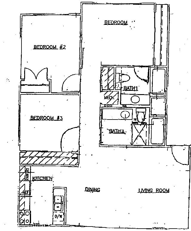 3 habitaciones/2 baños - Sunrose Apartments