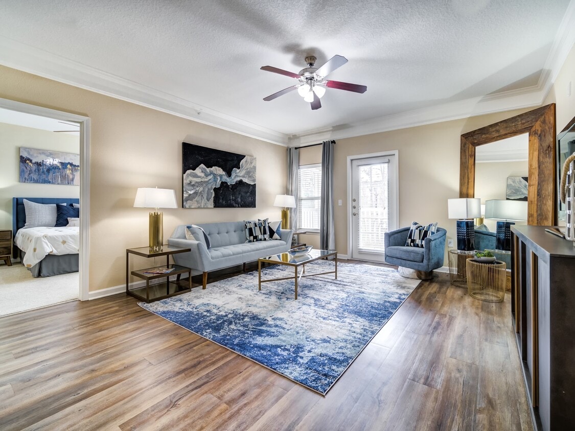 Spacious Living Area - Waterstone at Brier Creek Apartments