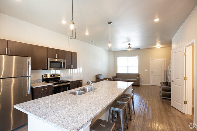 3BR, 3.5BA - 1329 SF - The Collective at Lawrence