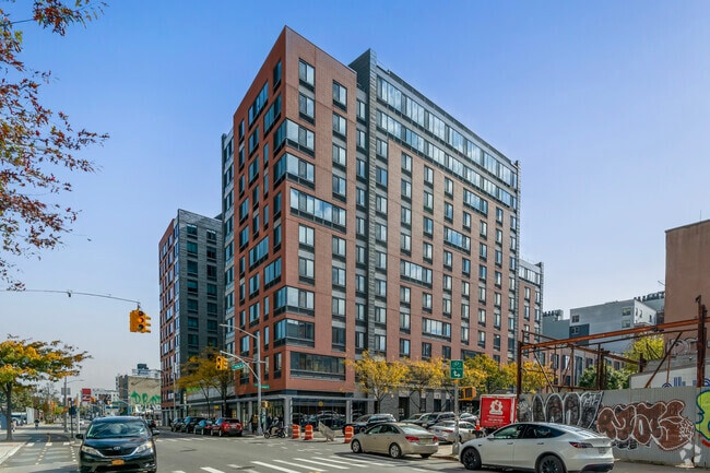 130 Flushing Ave - Navy Green