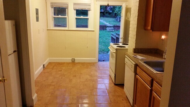 Kitchen , looking out back door - 619 Mississippi Ave