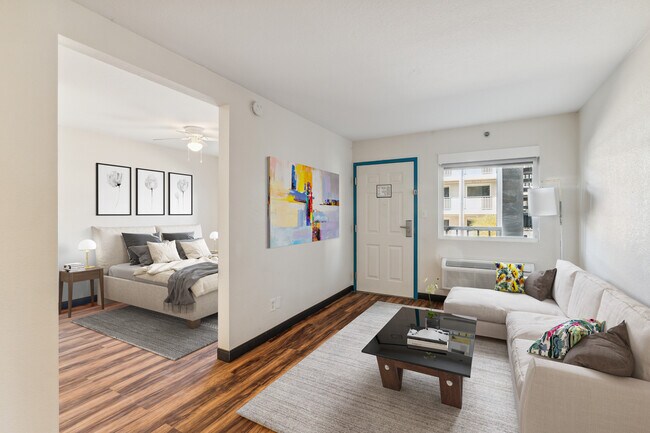 Living Room - Atrium Flats