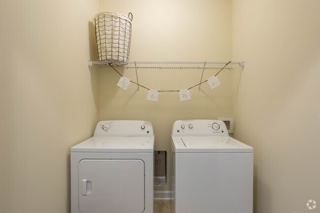 Laundry room - connections only - Groves at Berry Creek