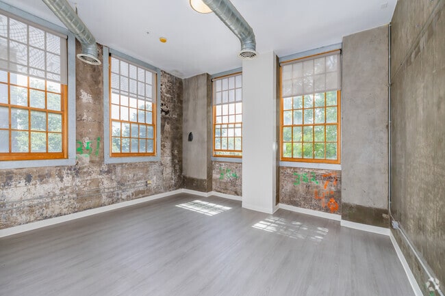 Estudio - 525 pies cuadrados - Sala de estar - Lofts at Globe Mills