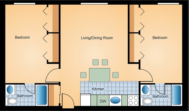 Plano de planta - Burrowes Corner