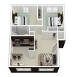 The Dona 2 Bedroom 1 Bath