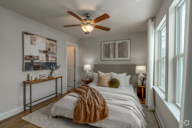 3BR, 2.5BA - 1,703SF - Master Bedroom - Bellhaven Townhomes