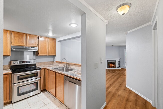 View of kitchen, and living room - 130 SW 116th St
