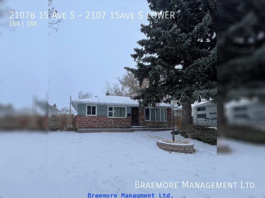210721015 15 Ave S Unit 2107 15ave S LOWER, Lethbridge, AB T1K 0X4 Apartment for Rent in