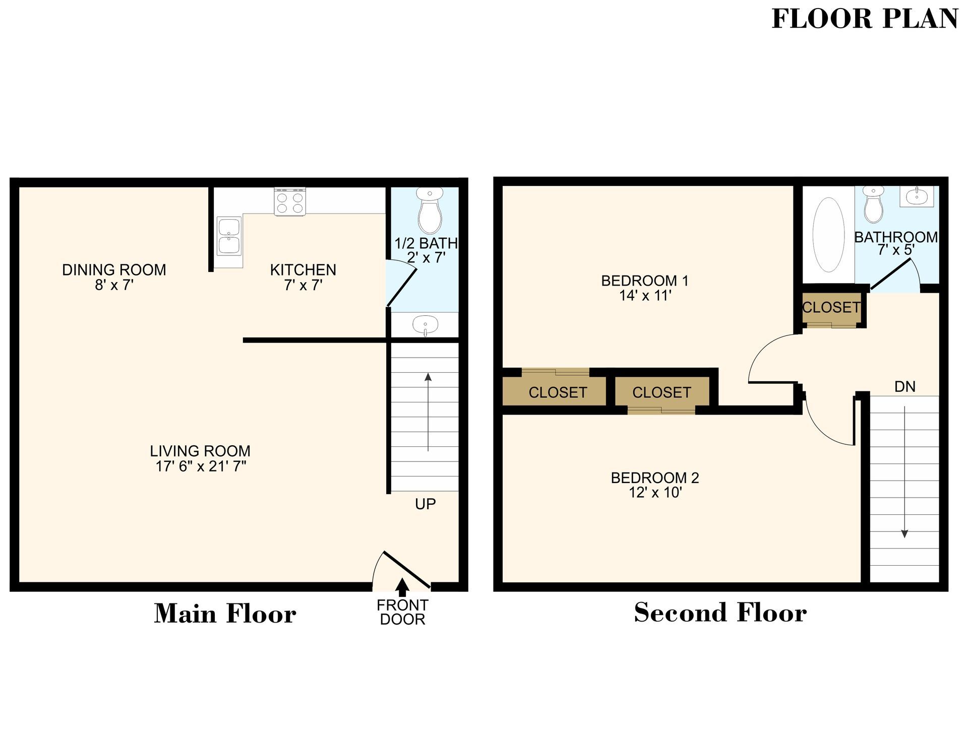 Brittain Park – Brittain Park: 2 Bed 1.5 Bath - Upgraded