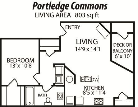 Foto del edificio - 2 br, 2 bath Apartment - Portledge Commons