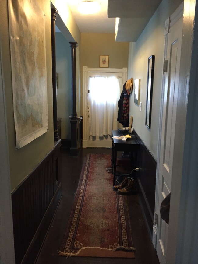 The hallway when it had furniture - 915 11th St