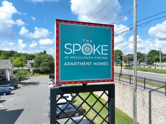 Sign - The Spoke at McCullough Station