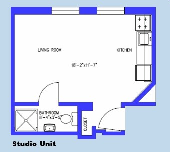 Estudio - Bel Franklin Apartments