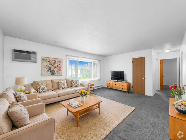 Living Room - Elm Village Apartments