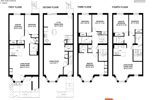 Floorplan - 332 E 120th St