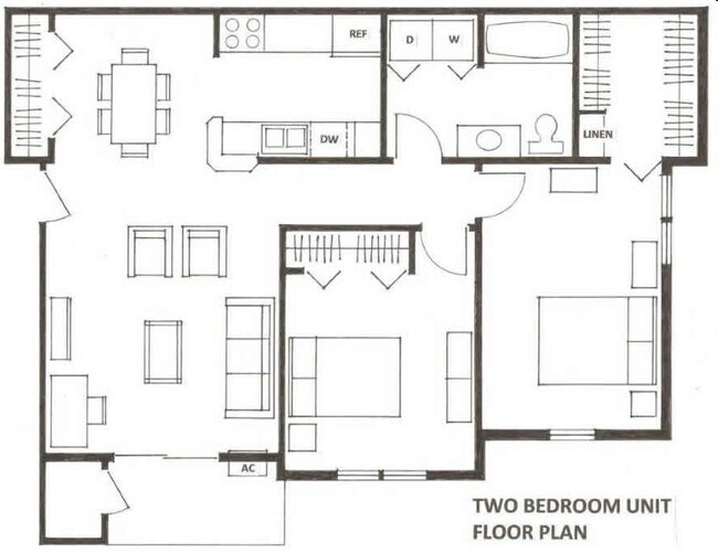 Interior Photo - The Terrace at Cedar Glen: Fully Equipped 1–2 BR | 1 Bath | Cross Plains, WI Apartments for Rent ...