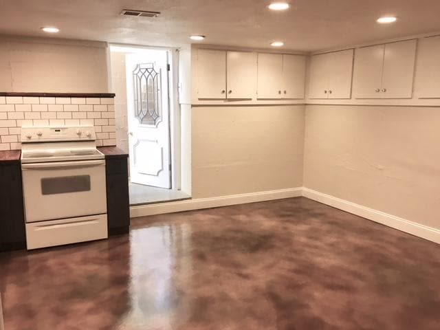 Huge eat in kitchen with tons of built in storage. - 2261 Newark st