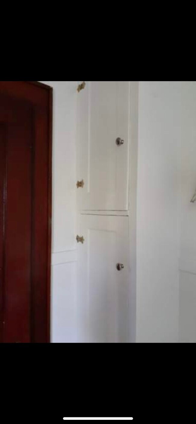 linen closet in bathroom - 122 Saratoga Ave