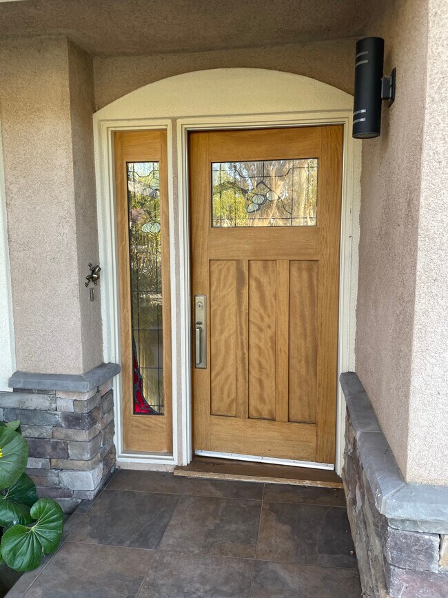 Front door (Stained Glass) - 10710 La Jara St