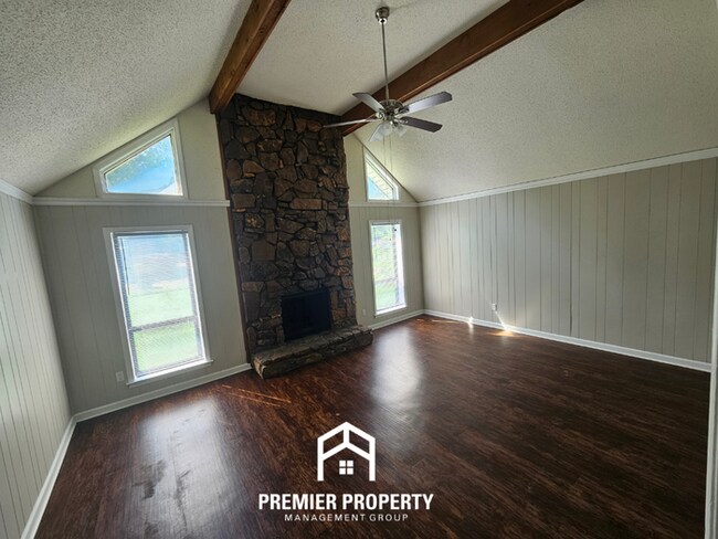 Photo - Stunning 3BR/2BA Home | 1,644 Sq Ft, Floor-to-Ceiling Stone Fireplace & High Ceilings