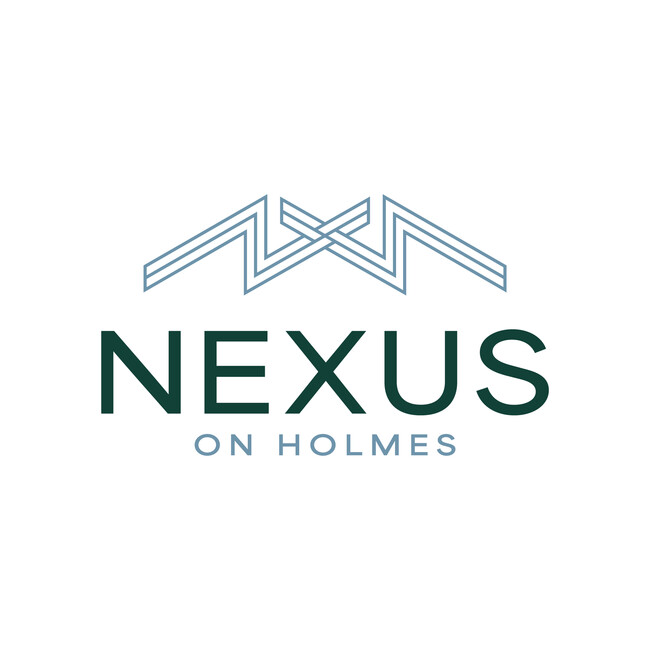 Logotipo verde y azul - Nexus On Holmes