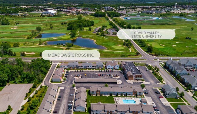 Toma de dron de proximidad - Meadows Crossing