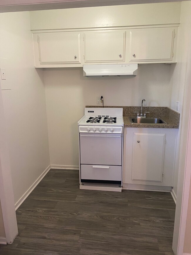 Kitchen area Studio - La Habra Hills Apartments