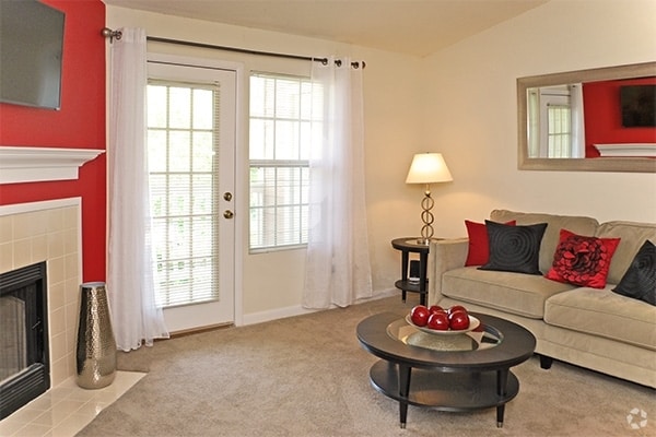 Living Room - The Crossings at Short Pump