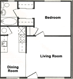 1HAB/1BA - Ash Street Apartments