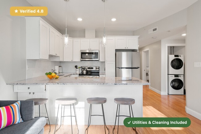 Photo - Furnished Bedroom with Private Bath in East Boston Apartment