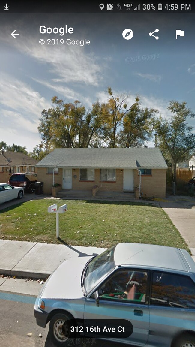 2 bed 1 bath Duplex - 311 -313 16th Ave Ct