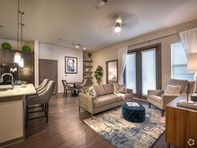 Elegant Living Area - Overture Plano 55+ Active Adult Apartment ...
