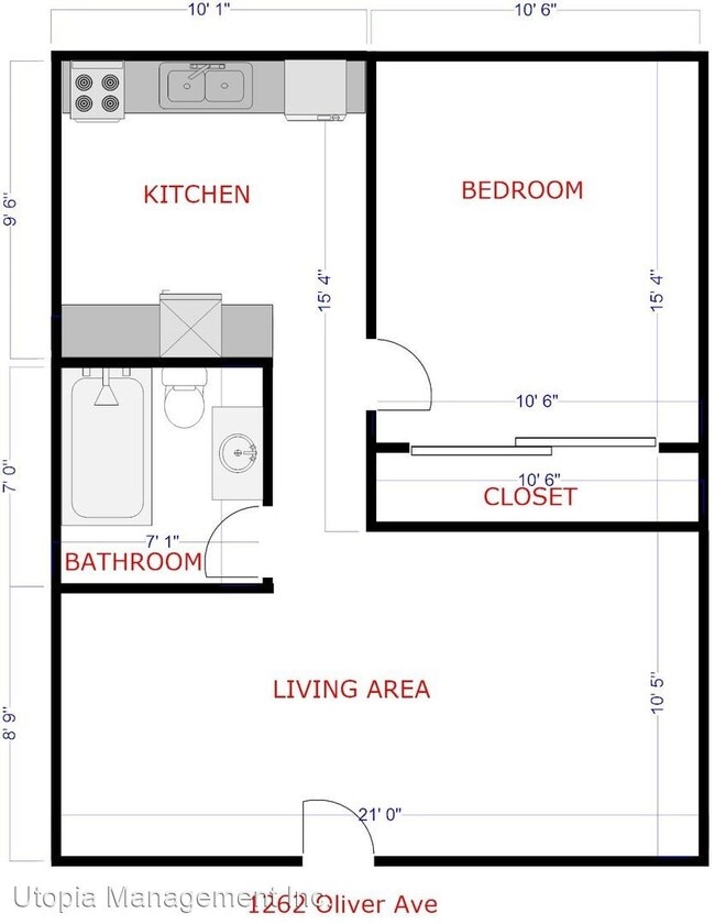 Building Photo - 1 br, 1 bath House - 1262 Oliver Avenue