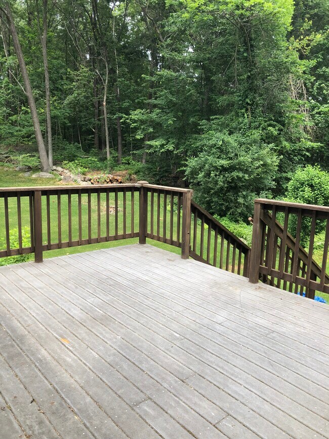 Large deck off kitchen - 14 Rosewood Rd