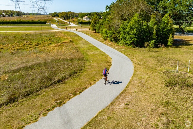 There are miles of exercise on the Pinellas Trail in Trinity.