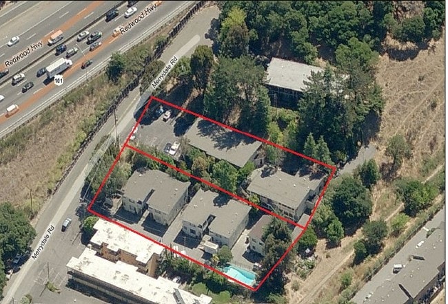 Aerial Photo - Merrydale Apartments