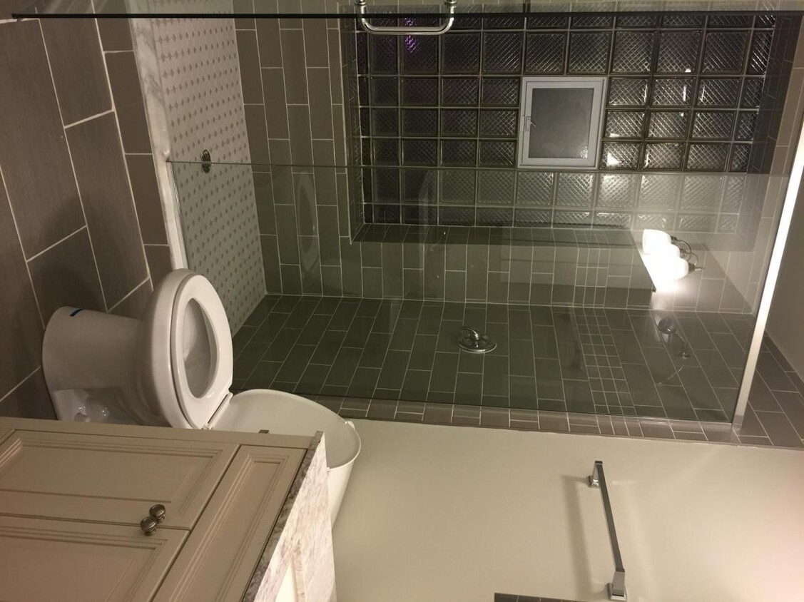 2 very modern bathrooms - 2450 N Milwaukee Ave