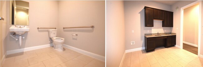 Baño y sala de descanso - 2601 Little Elm Pky