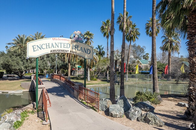 Find adventure around every corner at Phoenix’s Enchanted Island at Encanto Park.
