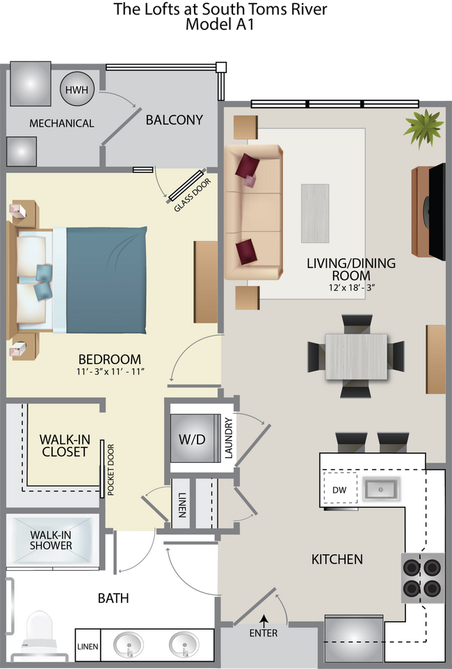 Foto del interior - The Lofts at South Toms River