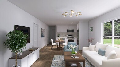 Living Room/Dining Room - The Villas at Oak Run